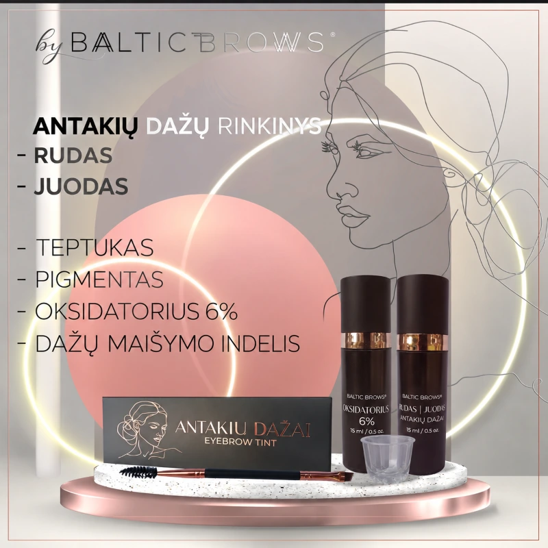 Baltic Brows antakių dažai